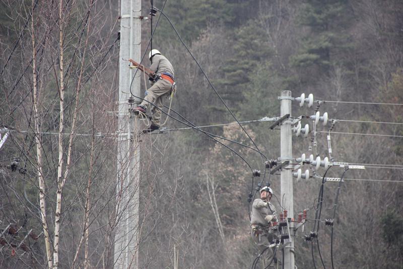 陜西地電留壩供電分公司：實施農(nóng)石線、索道線分網(wǎng)改造