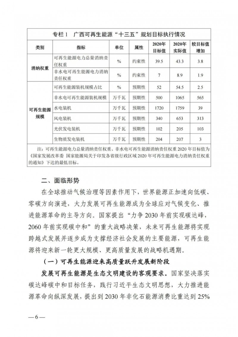 廣西“十四五”規(guī)劃：大力發(fā)展光伏發(fā)電，到2025年新增光伏裝機15GW！