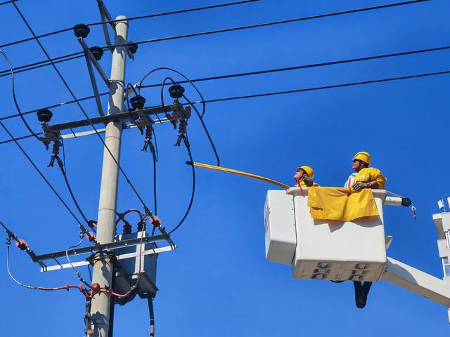 國網高碑店供電公司帶電消缺保供電 守護群眾度盛夏