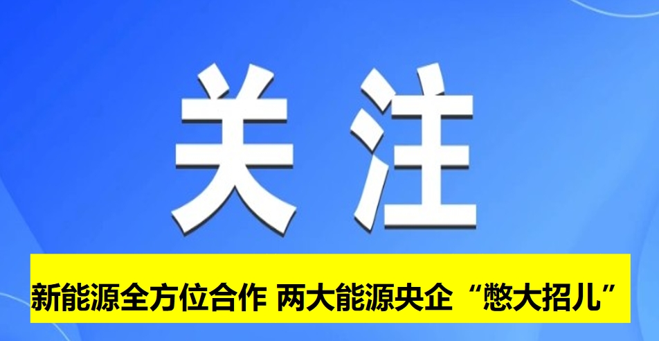 新能源全方位合作 兩大能源央企“憋大招兒”