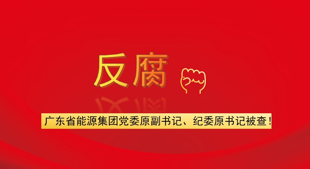 廣東省能源集團黨委原副書記、紀委原書記被查！