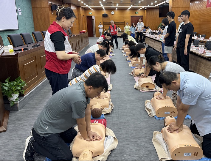 中國電科院舉辦應急救護及AED操作能力提升培訓